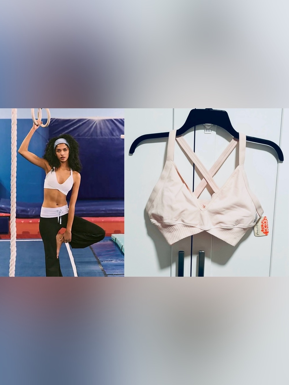 NWT Free People Good Karma Super Plunge Bra